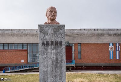 Lenin at Pyramiden Cultural Palace