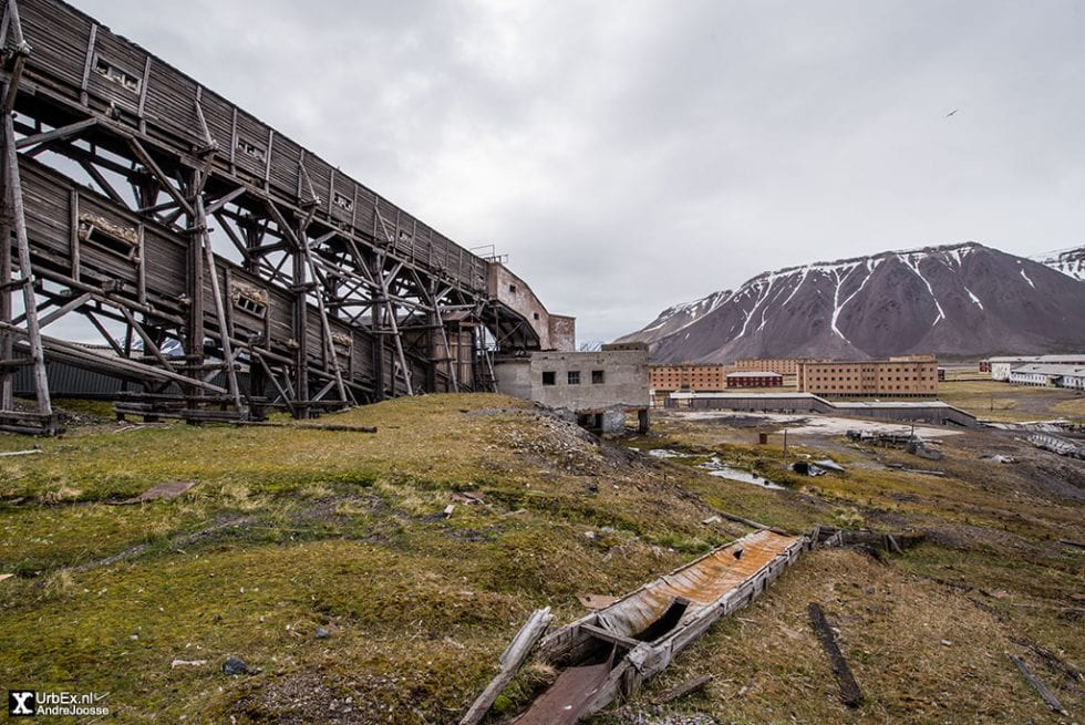 Pyramiden coal mine